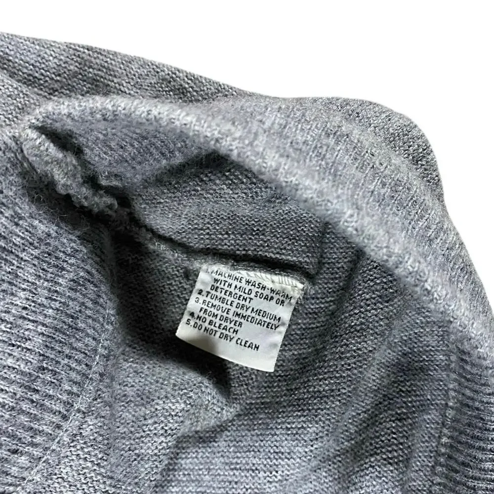 Vintage 70s Lacoste x Izod Gray Orion Sweater - L